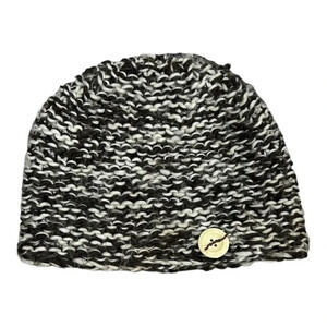Burton Brown Knit Hat with Button Accent